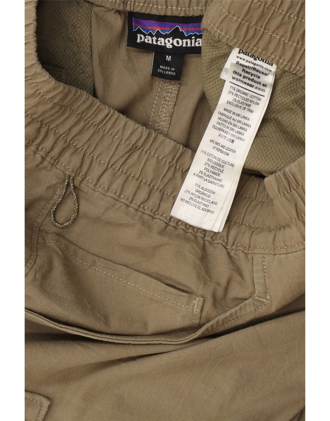 Patagonia Mens Cargo Shorts Medium W32 Khaki Cotton