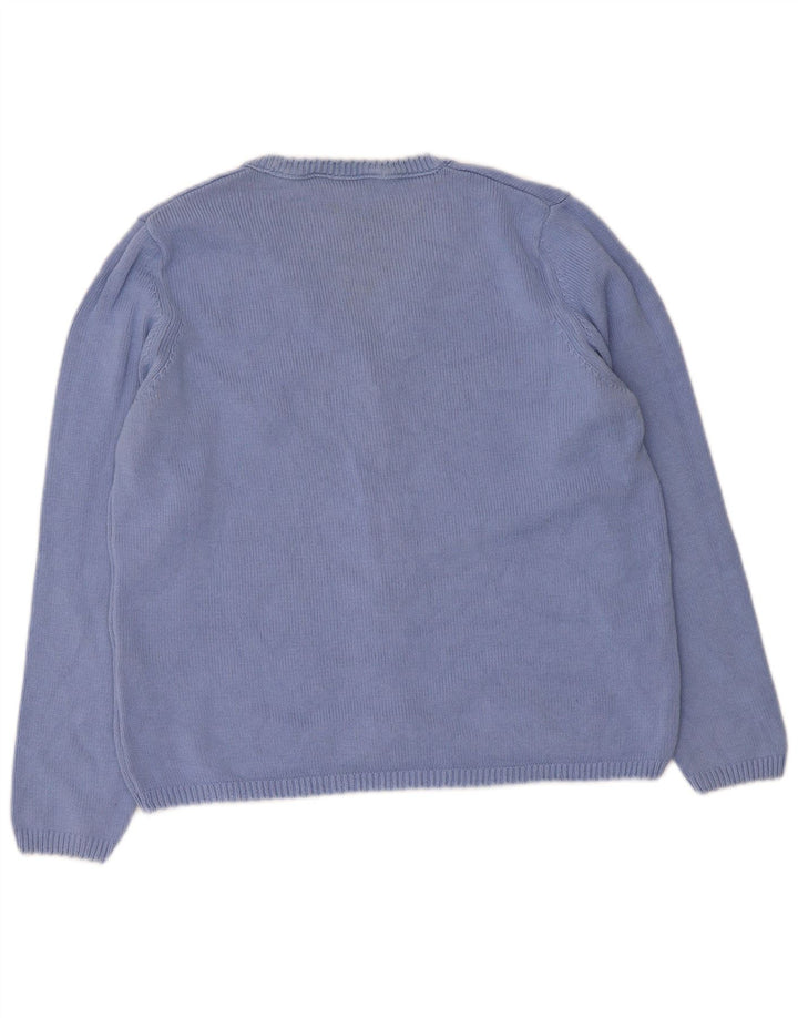 MARKS & SPENCER Womens St. Michael Cardigan Sweater UK 12 Medium Blue