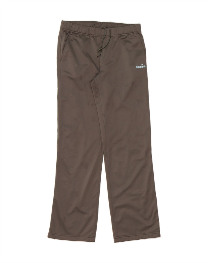 DIADORA Womens Tracksuit Trousers UK 10 Small  Grey Polyester Vintage Diadora and Second-Hand Diadora from Messina Hembry 
