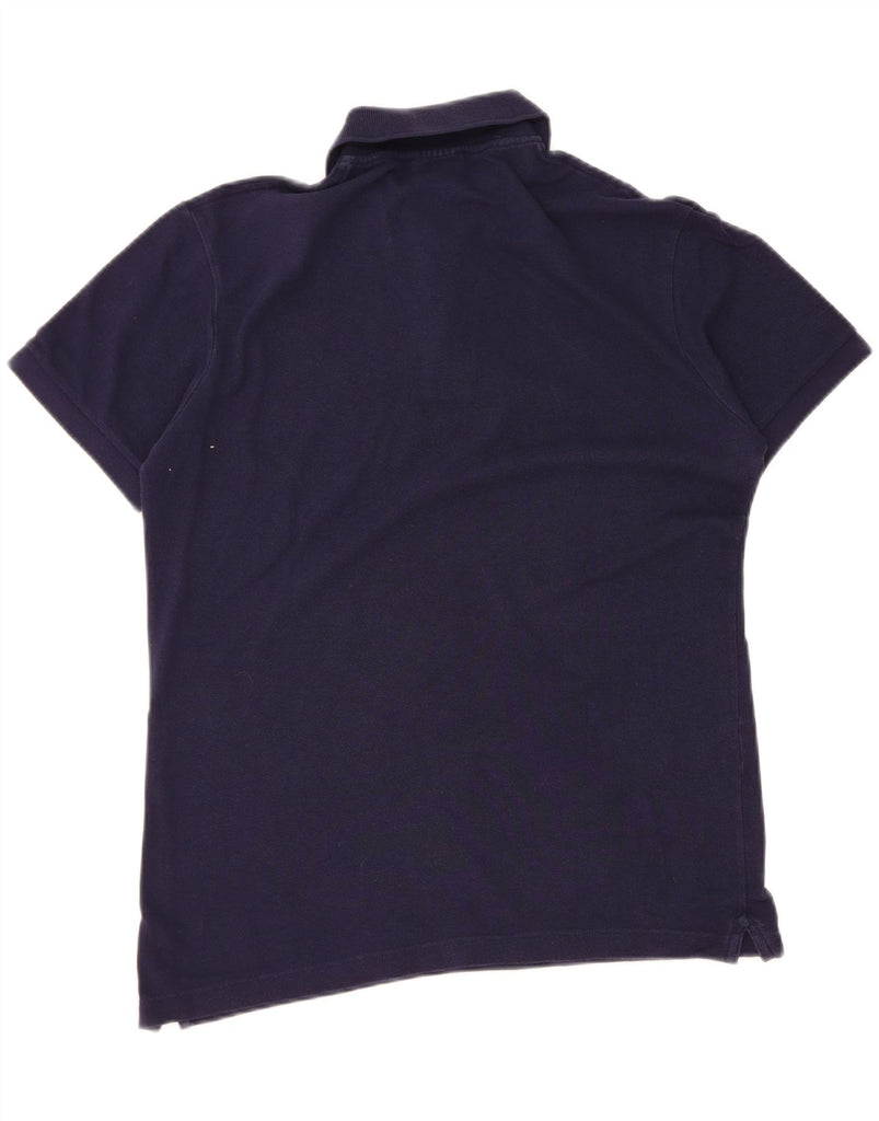 LACOSTE Mens Slim Fit Polo Shirt Size 3 Small Navy Blue Cotton Vintage Lacoste and Second-Hand Lacoste from Messina Hembry 