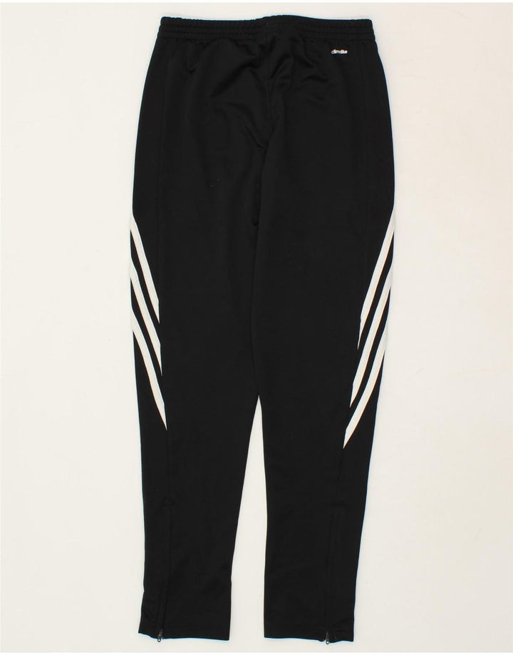 ADIDAS Boys Climalite Tracksuit Trousers 11-12 Years Large Black Vintage Adidas and Second-Hand Adidas from Messina Hembry 