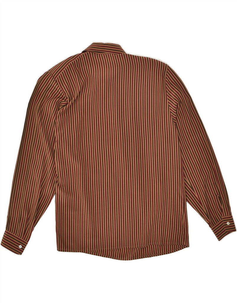 VINTAGE Womens Pullover Shirt Blouse EU 44 XL Brown Striped | Vintage Vintage | Thrift | Second-Hand Vintage | Used Clothing | Messina Hembry 