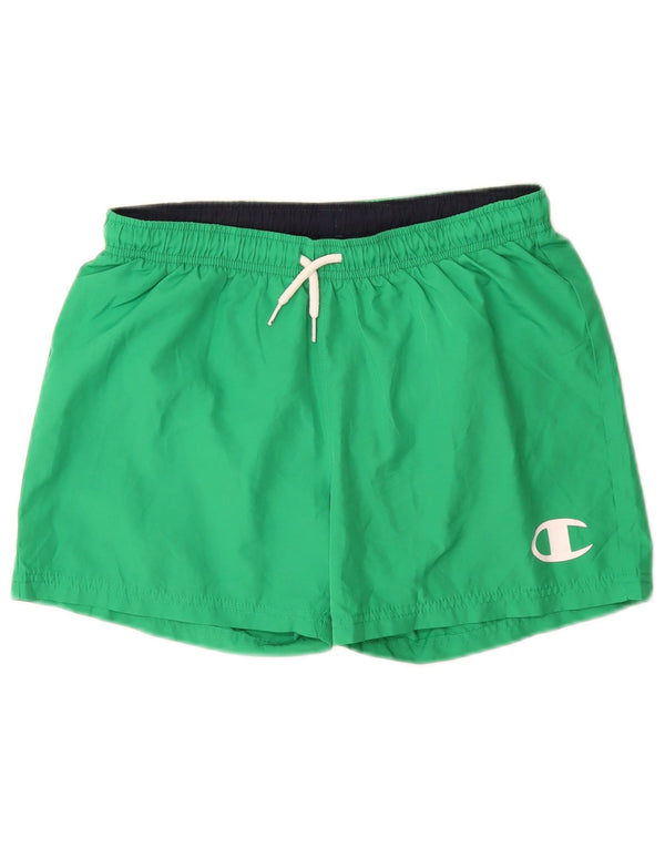 CHAMPION Boys Swimming Shorts 13-14 Years XL  Green