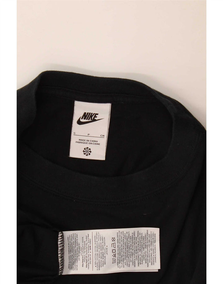 Nike Mens T-Shirt Top Small Black Cotton