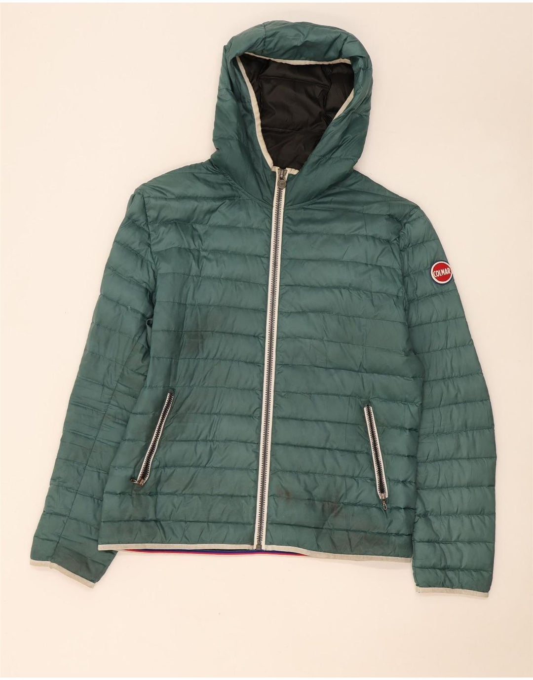 Colmar Mens Hooded Padded Jacket IT 54 Large Green