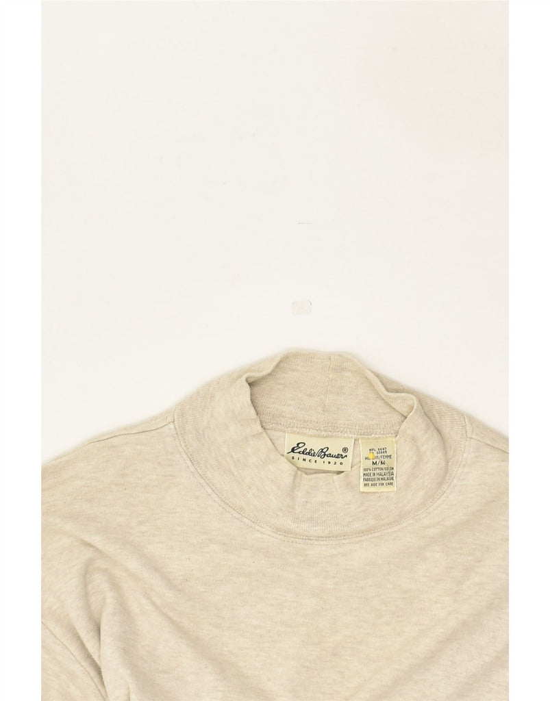 EDDIE BAUER Mens Top Long Sleeve Medium Beige Cotton | Vintage Eddie Bauer | Thrift | Second-Hand Eddie Bauer | Used Clothing | Messina Hembry 