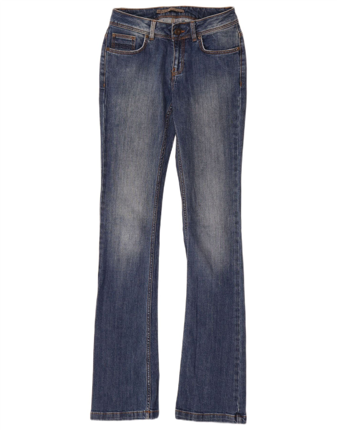Zara Womens Bootcut Jeans EU 34 2XS W24 L35 Blue Cotton