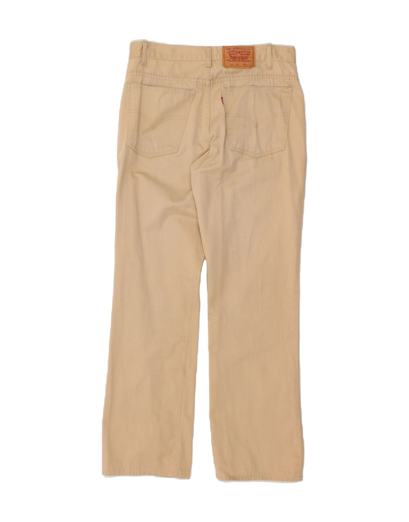 LEVI'S Mens 417 Straight Casual Trousers W34 L30 Beige Cotton Vintage Levi's and Second-Hand Levi's from Messina Hembry 