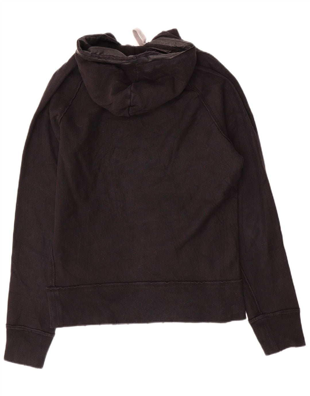 Diesel Mens Graphic Hoodie Jumper Medium Black Cotton