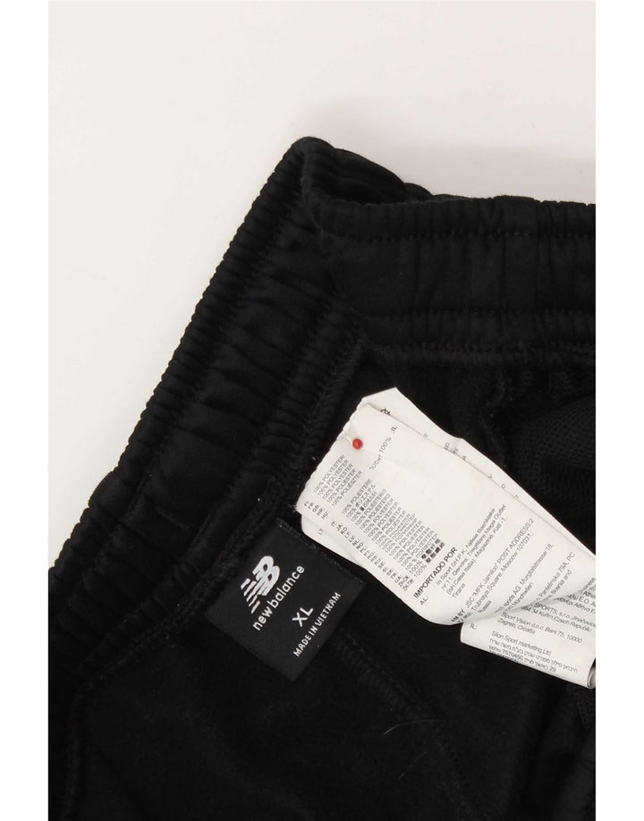 New Balance Mens Tracksuit Trousers XL Black Polyester