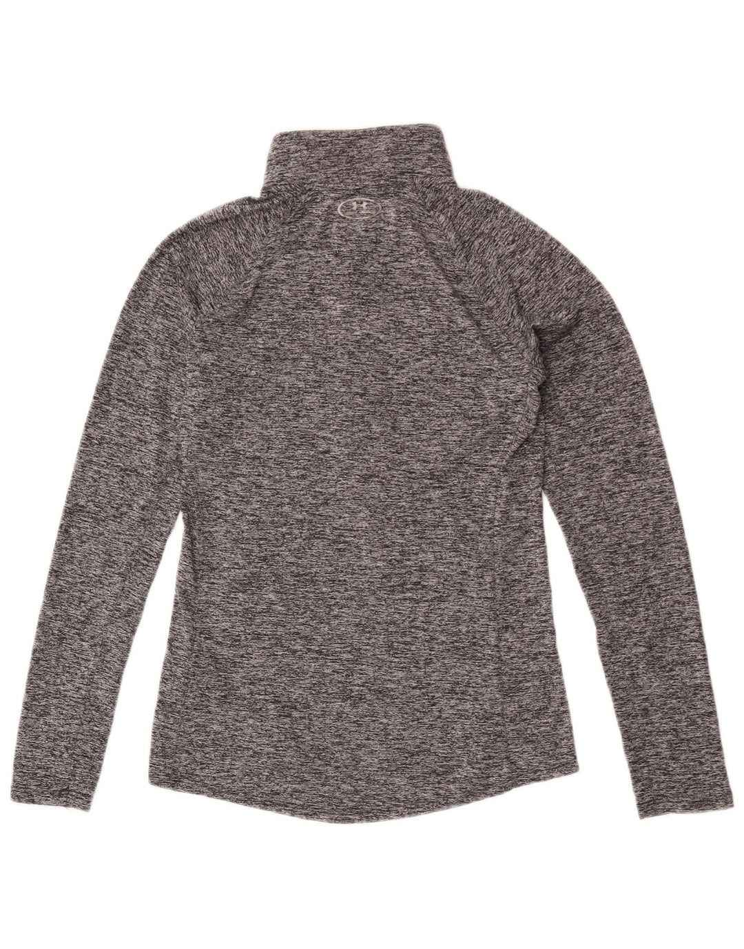 Under Armour Mens Heat Gear Pullover Tracksuit Top Small Grey Flecked
