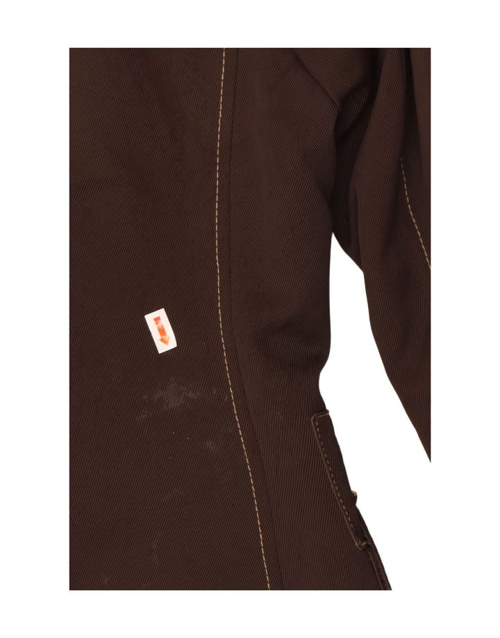 FAY Womens Utility Jacket UK 10 Small Brown Vintage Fay and Second-Hand Fay from Messina Hembry 