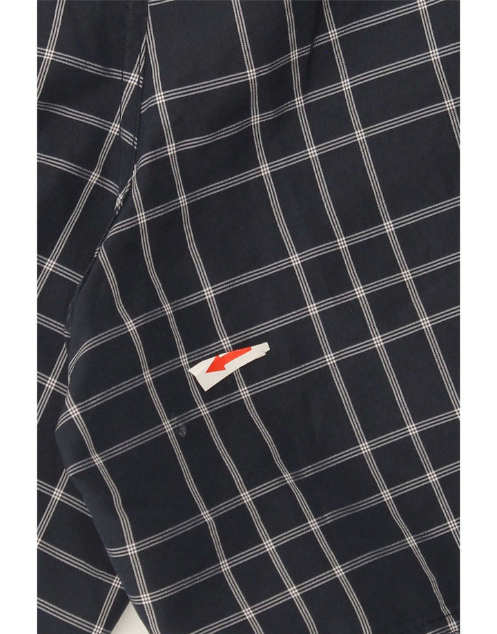 Umbro Mens Swimming Shorts 2XL  Navy Blue Check Polyester