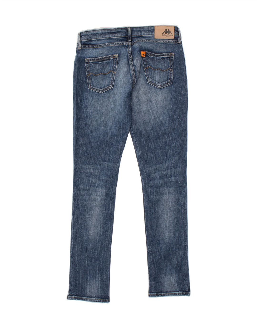 KAPPA Womens Skinny Jeans W29 L31 Blue Vintage Kappa and Second-Hand Kappa from Messina Hembry 