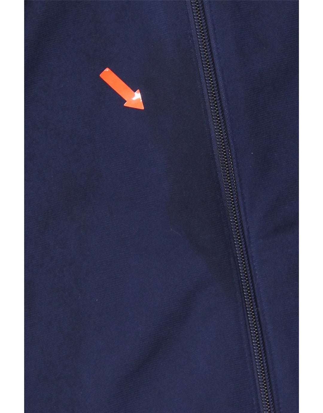 Adidas Mens Tracksuit Top Jacket Large Navy Blue Colourblock Polyester