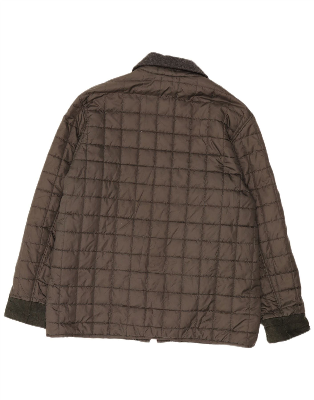 Belfe & Mens Quilted Jacket UK 46 3XL Grey Polyester