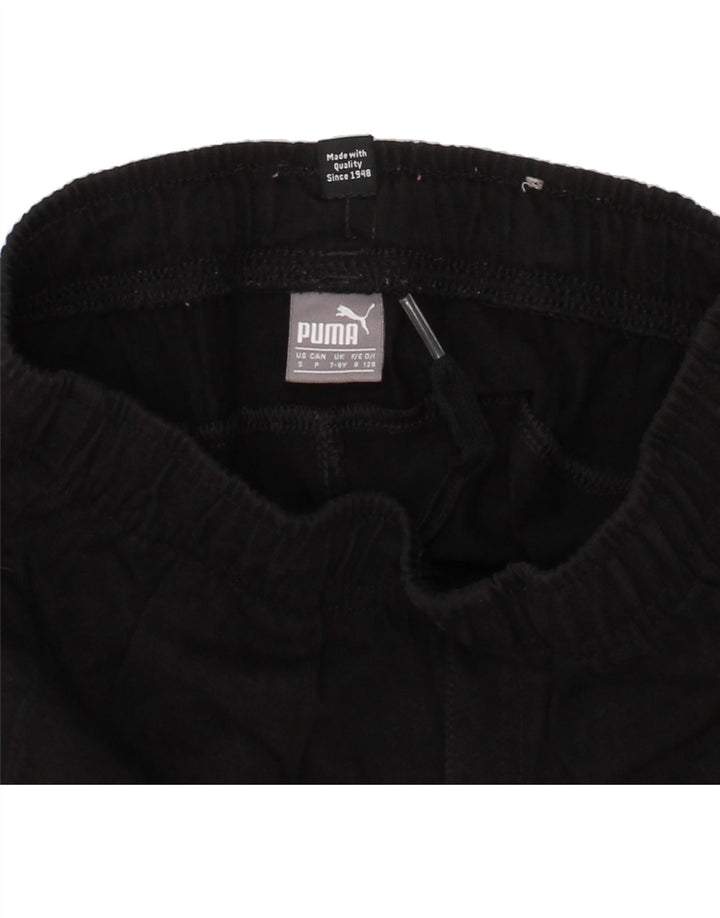 PUMA Boys Graphic Sport Shorts 7-8 Years Black Cotton Vintage Puma and Second-Hand Puma from Messina Hembry 