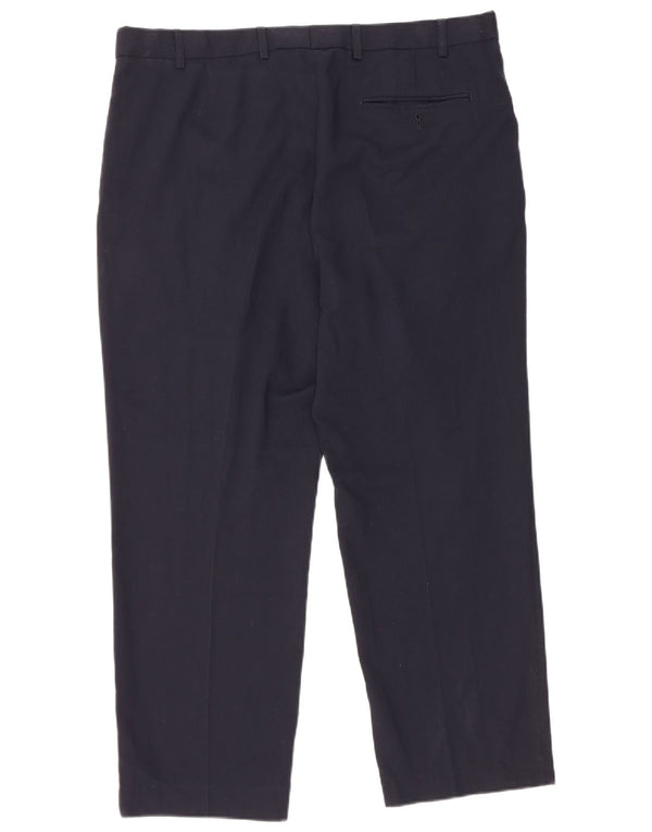 Marks & Spencer Mens Regular Fit Suit Trousers  W38 L27 Navy Blue