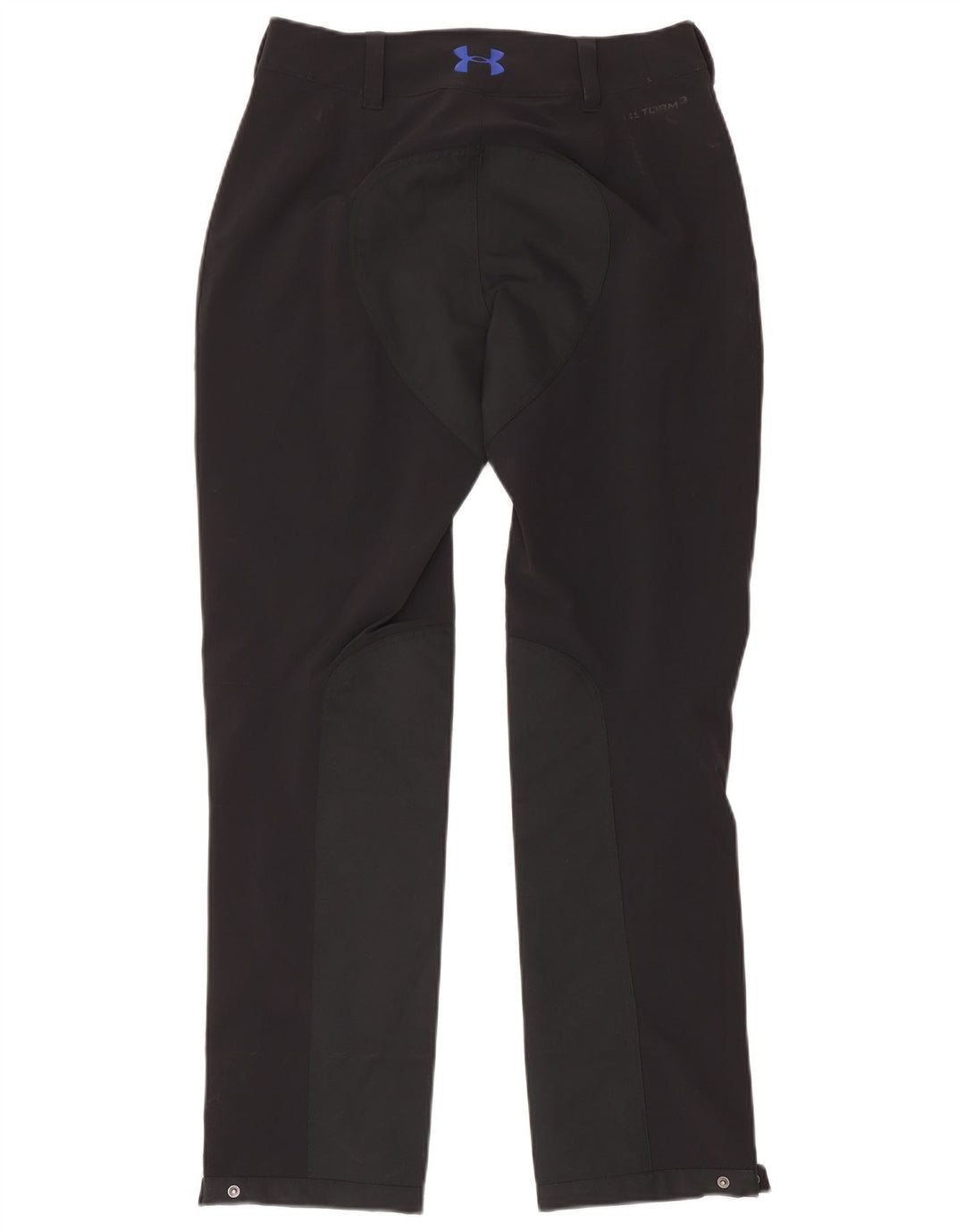 Under Armour Womens Straight Casual Trousers US 6 Medium W32 L30 Black