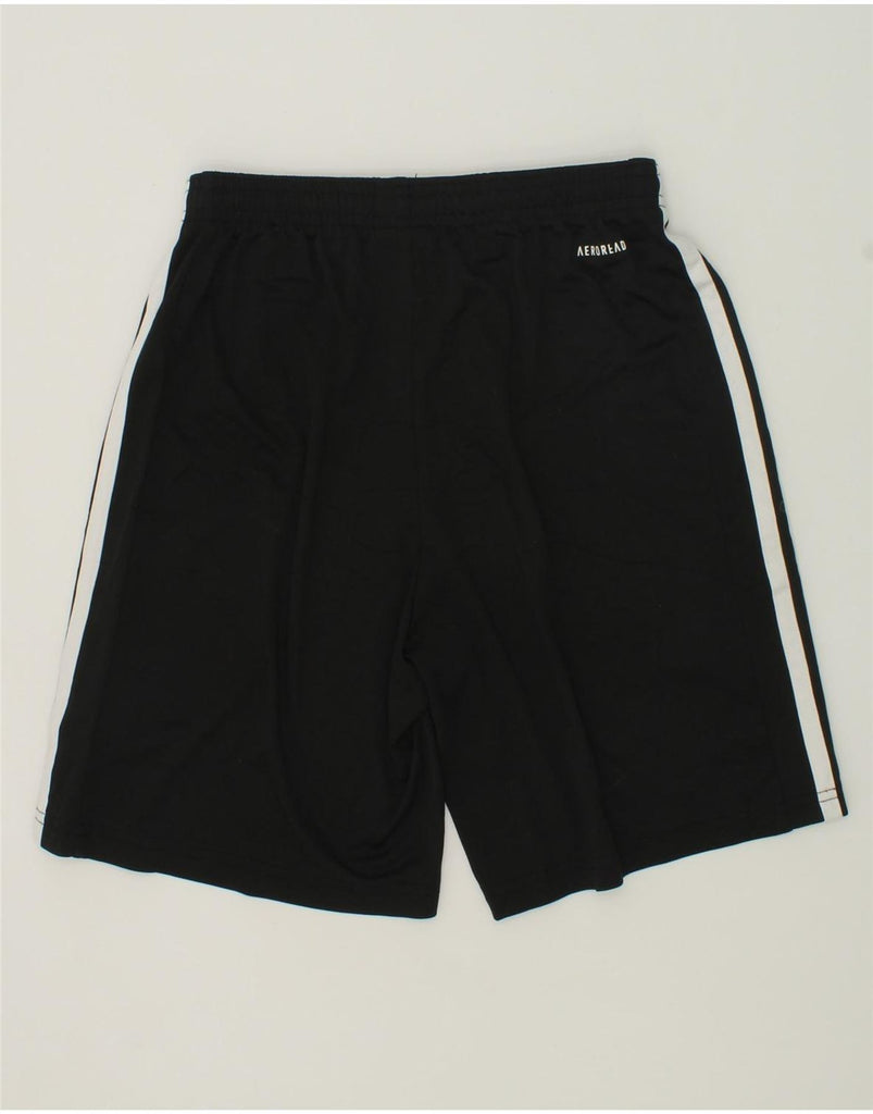 ADIDAS Boys Aeroready Sport Shorts 13-14 Years Black Polyester | Vintage Adidas | Thrift | Second-Hand Adidas | Used Clothing | Messina Hembry 