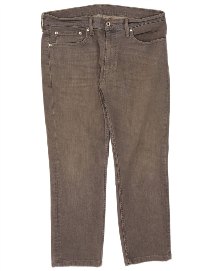 Levi's Mens 511 Cropped Slim Jeans W36 L25 Grey Cotton