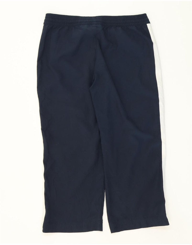 NIKE Womens Capri Tracksuit Trousers US 4/6 Small  Navy Blue Polyester Vintage Nike and Second-Hand Nike from Messina Hembry 
