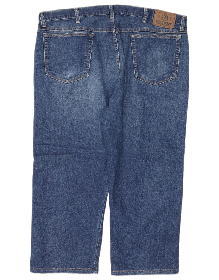 Wrangler Mens Cropped Jeans W40 L24 Blue Cotton