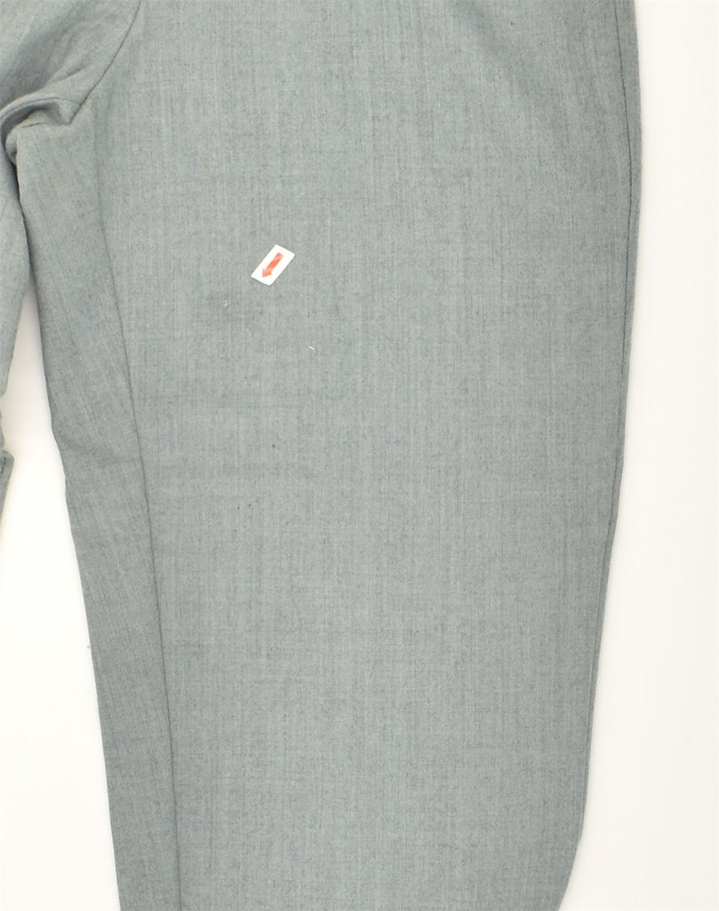 SISLEY Womens Tapered Casual Trousers W26 L26 Grey Wool | Vintage Sisley | Thrift | Second-Hand Sisley | Used Clothing | Messina Hembry 