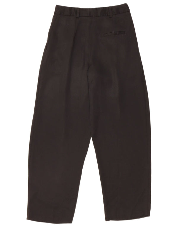 Topshop Womens Pegged Chino Trousers UK 6 XS W25 L26 Black Polyester