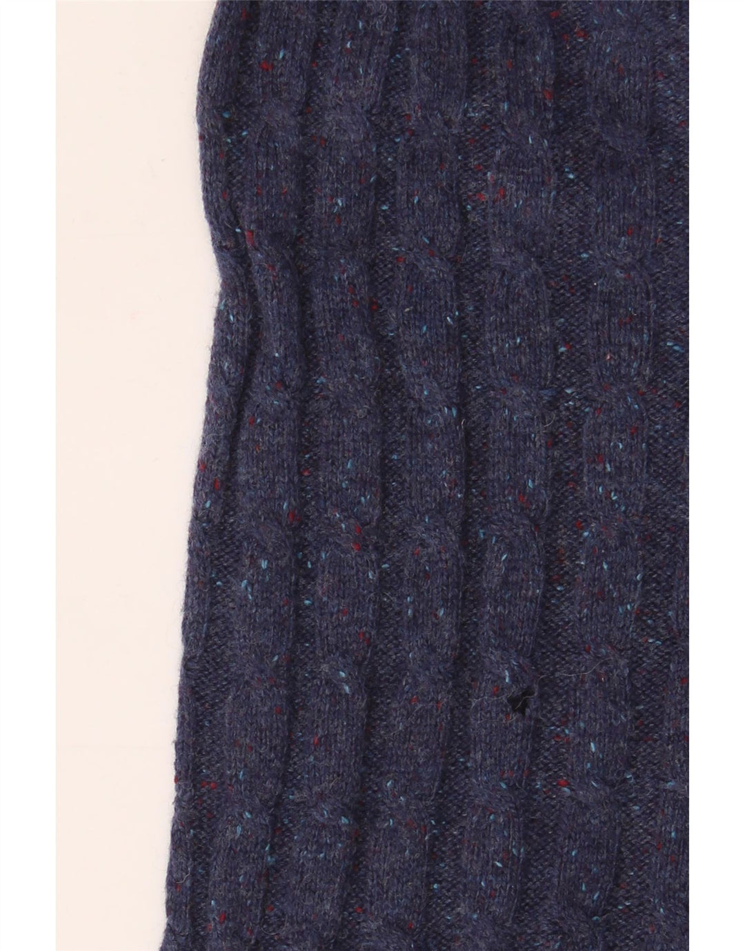 JACK WILLS Mens Crew Neck Jumper Sweater Large Navy Blue Flecked