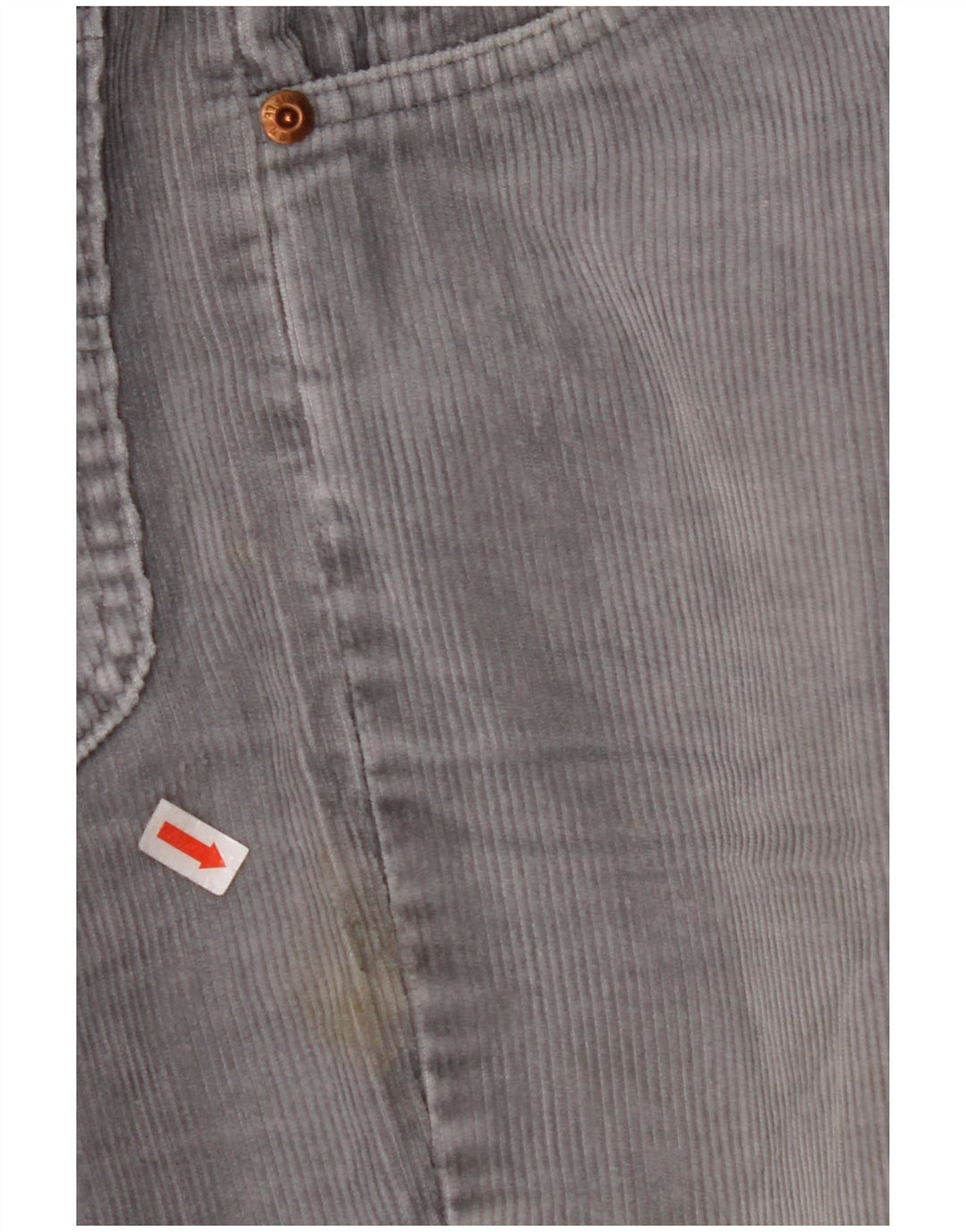 RIFLE Mens Straight Corduroy Trousers W28 L28 Blue Cotton