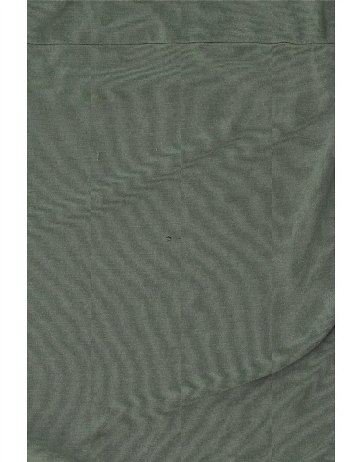 Cos Womens Oversized Top Long Sleeve UK 10 Small Green Lyocell