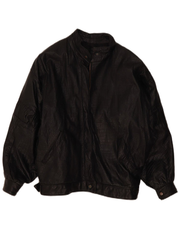 Lavorazione Artigiana Womens Jacket IT 46 Large Black Animal Print