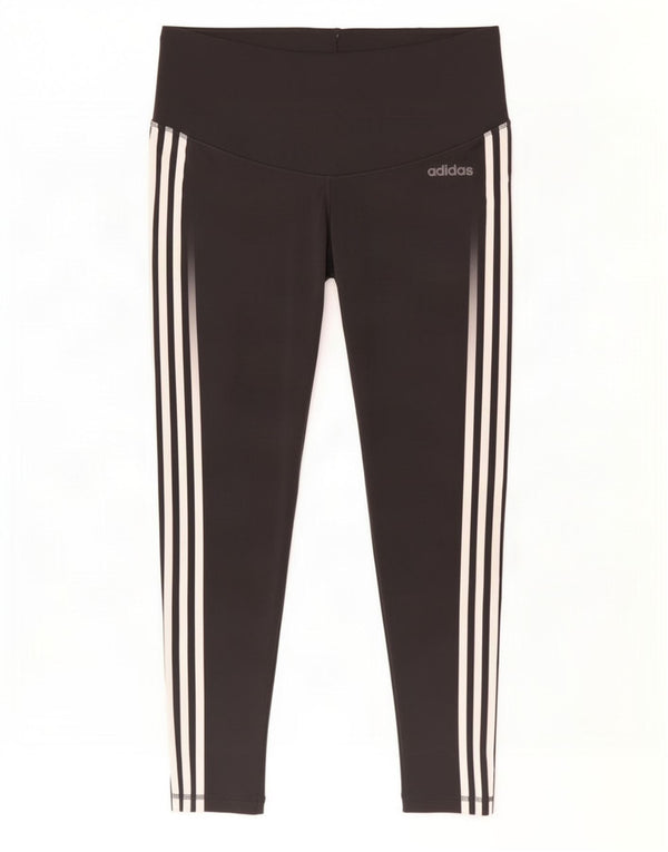 Adidas Womens Climalite Leggings UK 20/22 XL Black Polyester