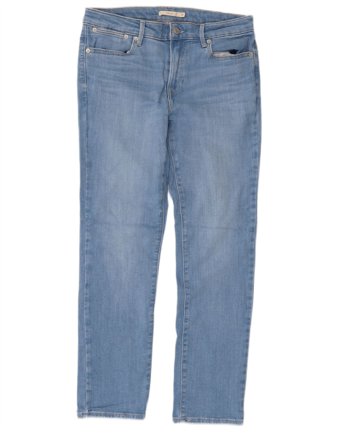 LEVI'S Womens 712 Slim Jeans W31 L30 Blue Cotton