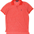 U.S. Polo Assn. Mens Shirt Medium Red Flecked Polyester