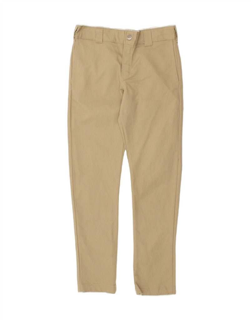 DICKIES Mens Slim Chino Trousers W30 L30 Beige Cotton | Vintage Dickies | Thrift | Second-Hand Dickies | Used Clothing | Messina Hembry 