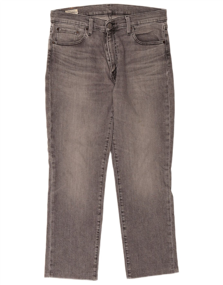 Levi's Mens 511 Slim Jeans W33 L32 Grey Cotton