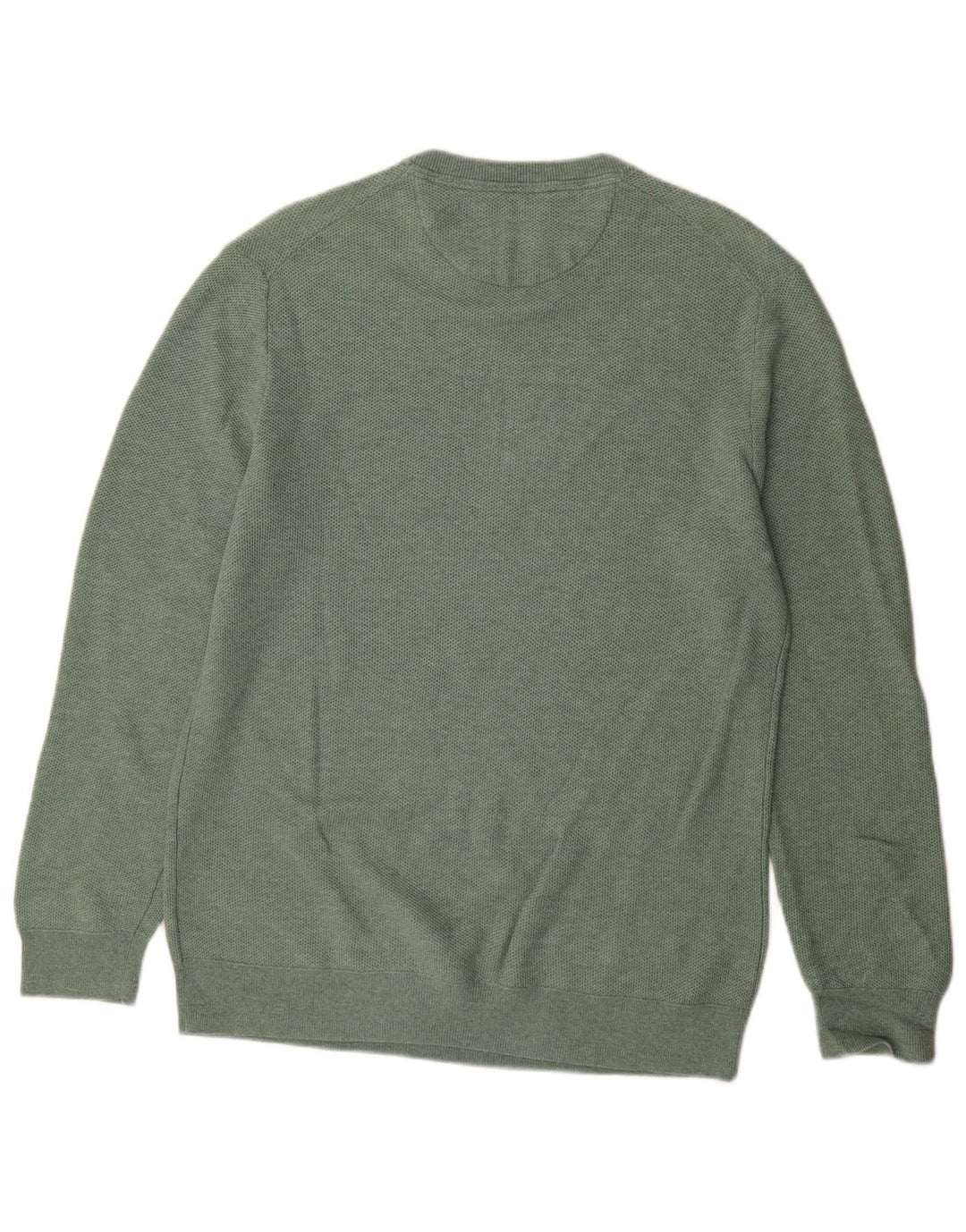 White Stuff Mens Crew Neck Jumper Sweater Medium Green Cotton