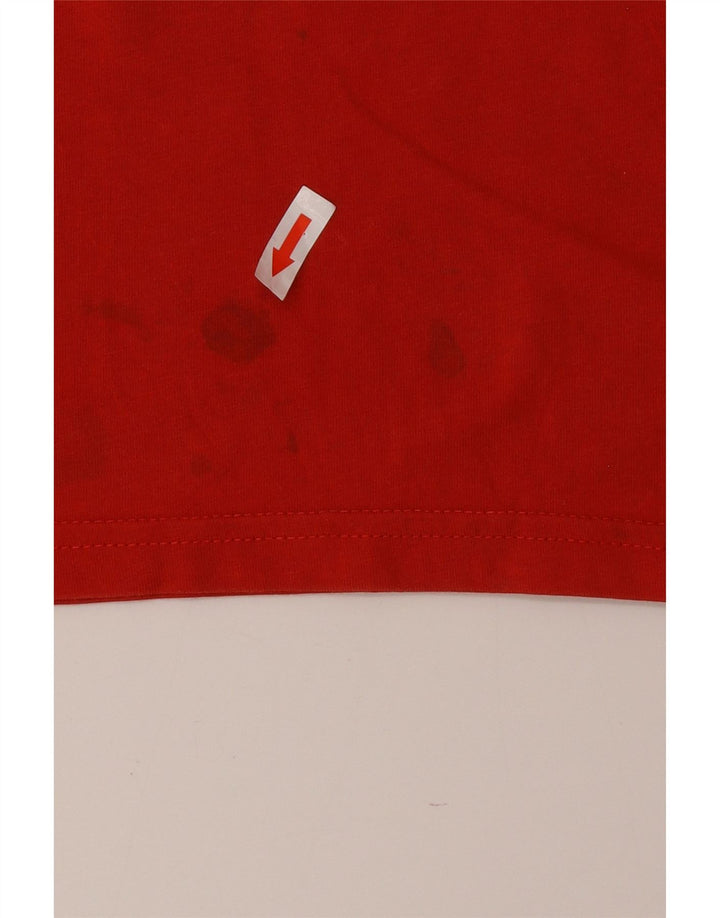 Puma Mens Graphic T-Shirt Top Large Red Cotton