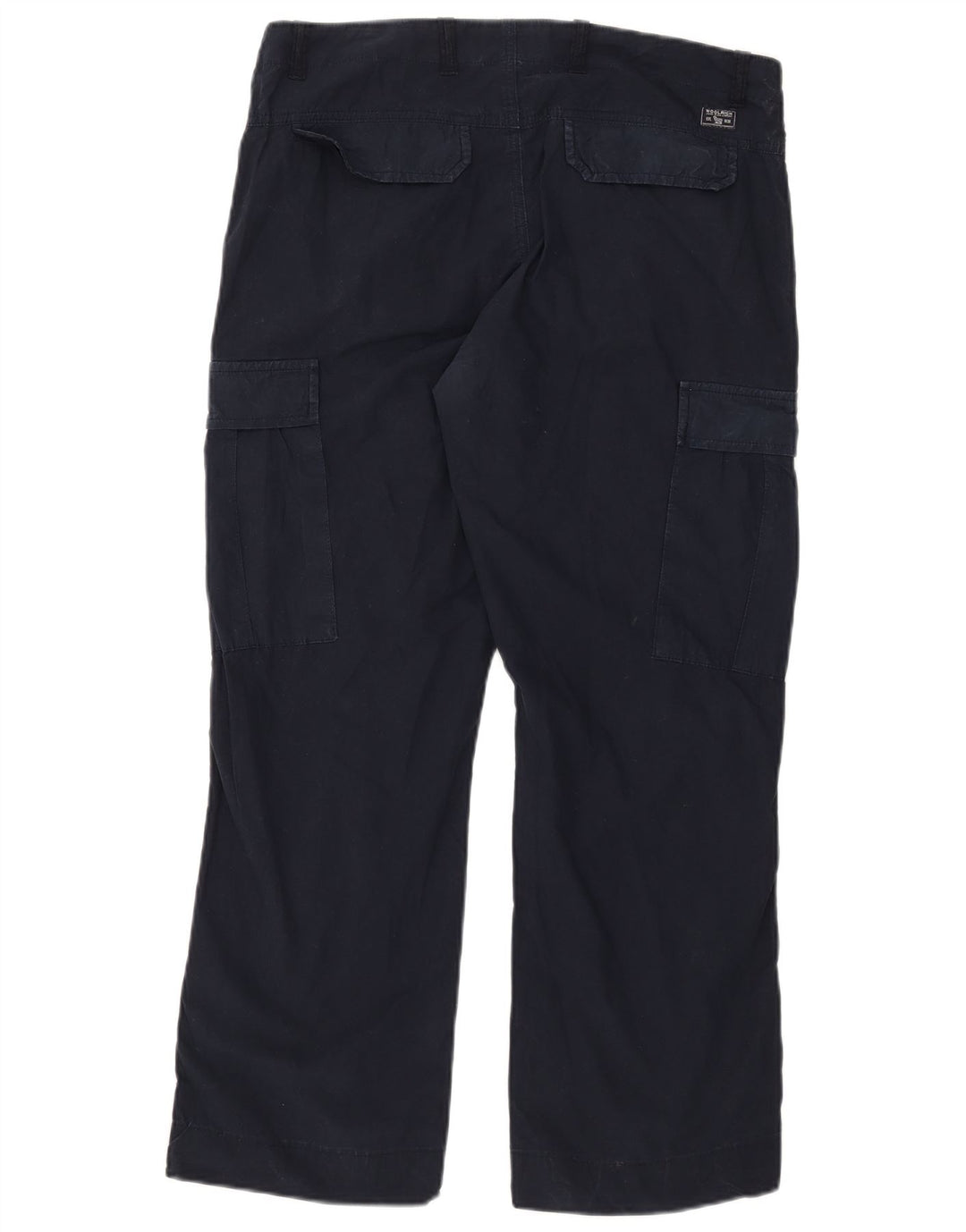Woolrich Mens Straight Cargo Trousers W34 L27 Navy Blue