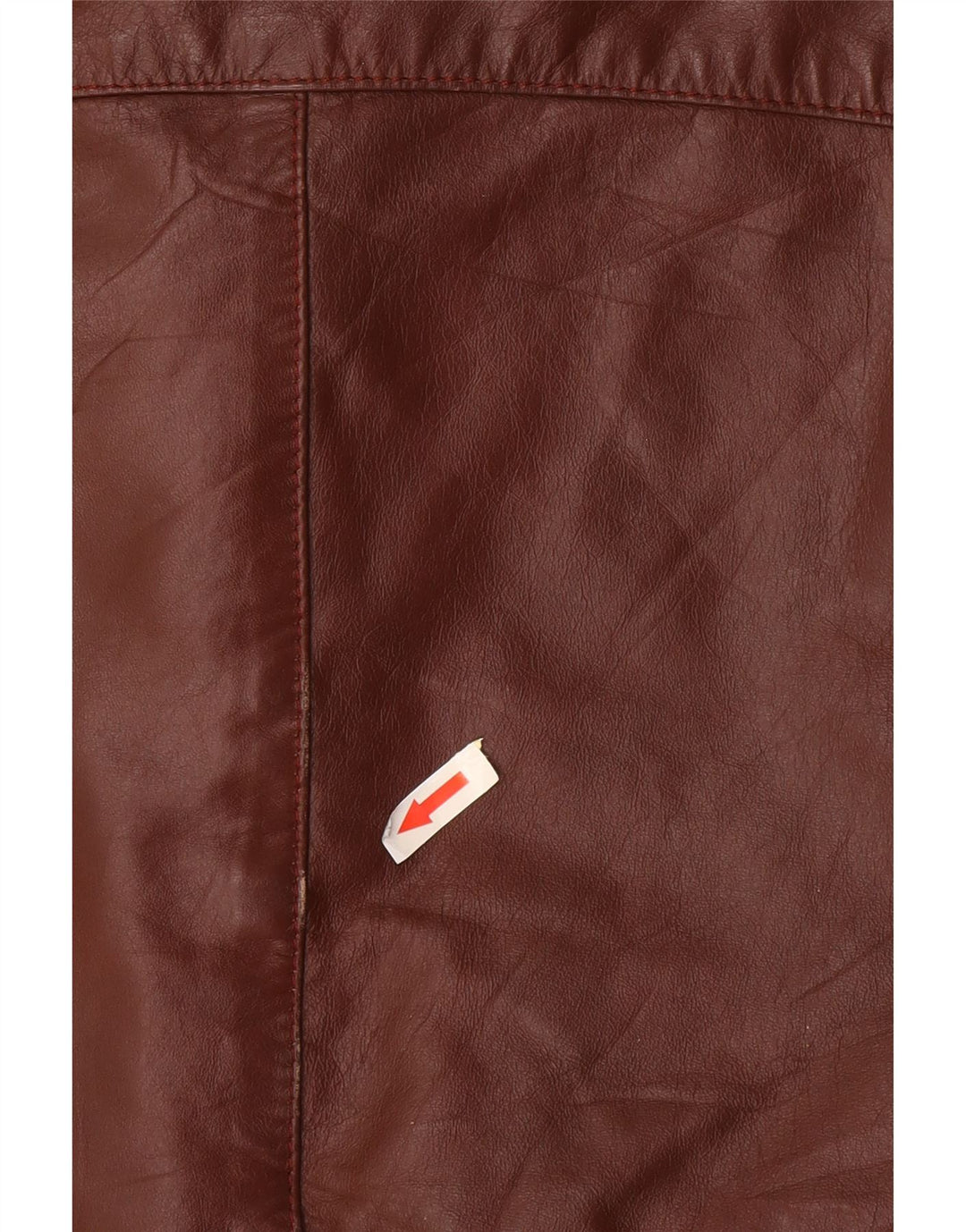 Cooper  Mens Hooded Leather Jacket UK 42 XL Brown Leather