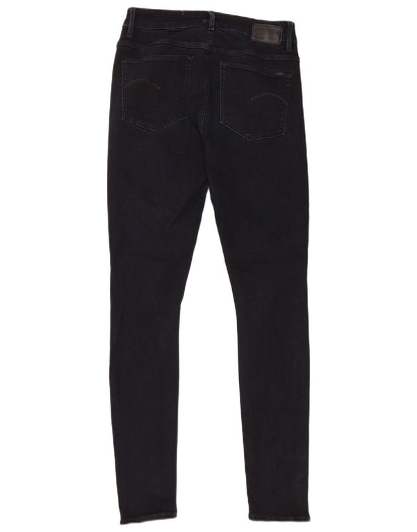 G-Star Womens 3301 Skinny Jeans W29 L32 Navy Blue Cotton