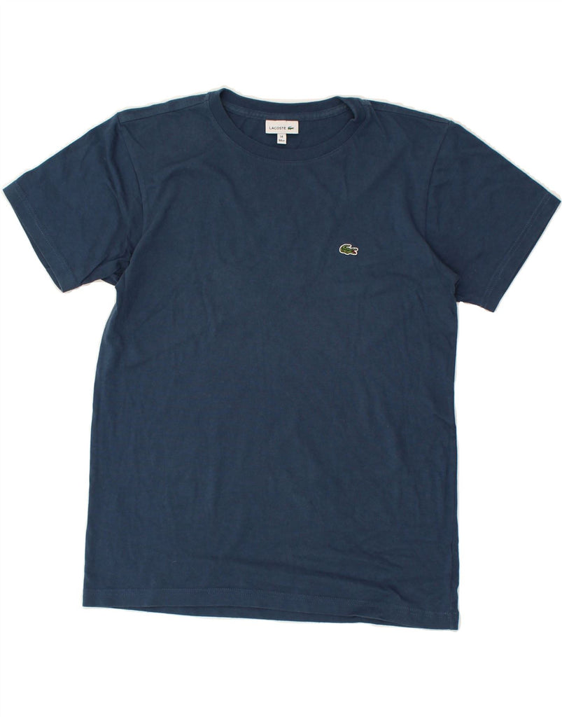 LACOSTE Boys T-Shirt Top 13-14 Years Navy Blue Cotton | Vintage Lacoste | Thrift | Second-Hand Lacoste | Used Clothing | Messina Hembry 