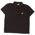 ELLESSE Mens Polo Shirt Medium Black Cotton