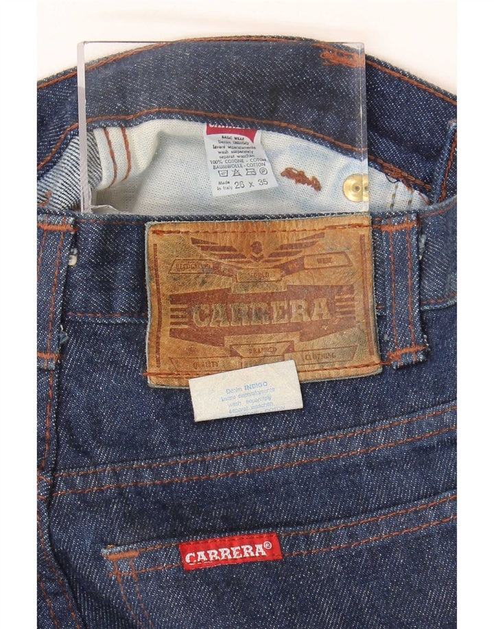 Carrera Womens Straight Jeans W26 L35 Navy Blue Cotton