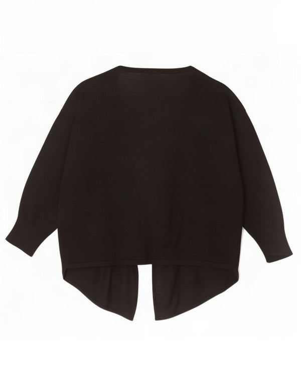 Marks & Spencer Womens Autograph Open Cardigan Top UK 16 Large Black