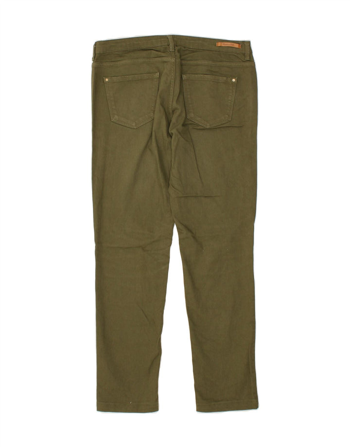 MASSIMO DUTTI Womens Slim Jeans EU 42 Large W32 L29 Green Cotton Vintage Massimo Dutti and Second-Hand Massimo Dutti from Messina Hembry 