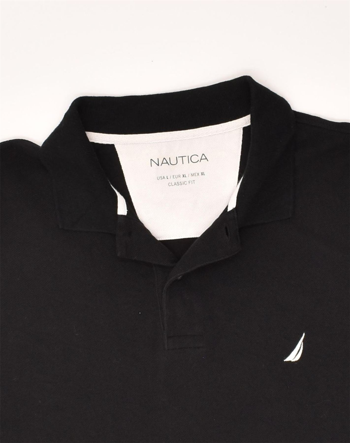 NAUTICA Blue Logo Short Sleeve Polo Shirt Mens XL – Go Thrift