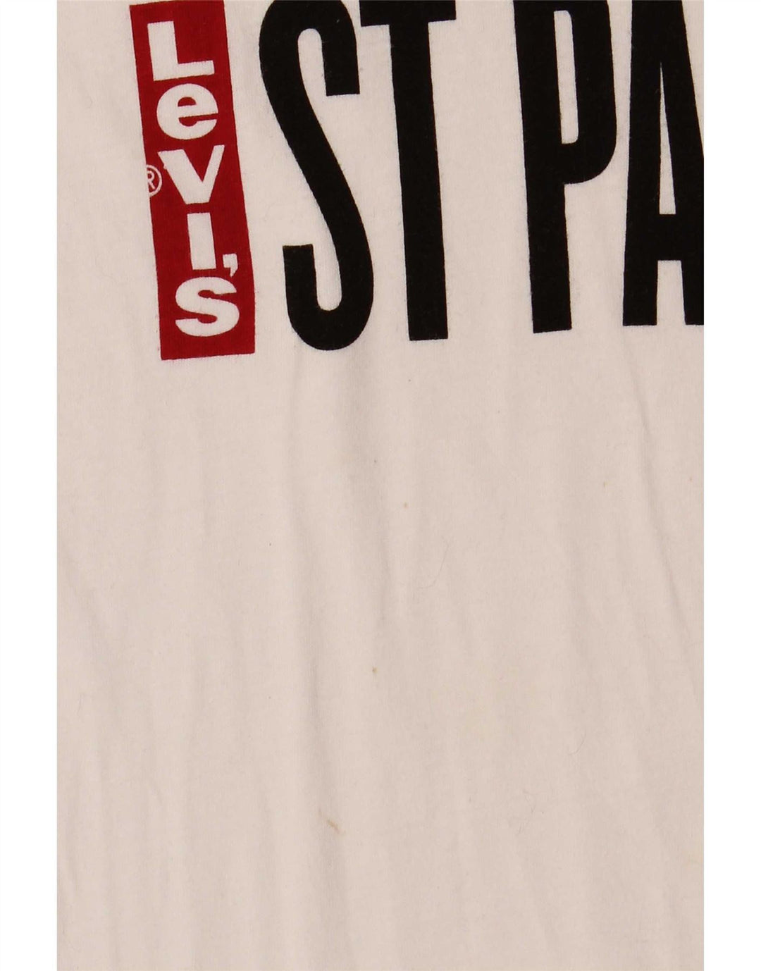 Levi's Mens Graphic T-Shirt Top Small White Cotton